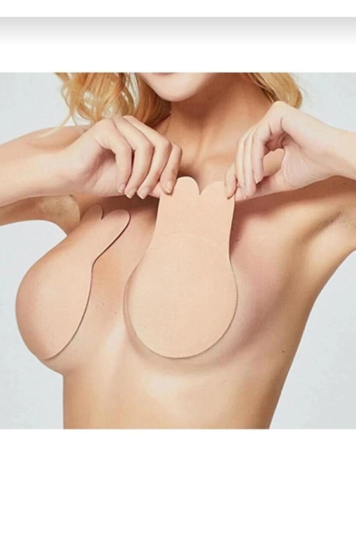 Göğüs Dikleştirici ve Göğüs Ucu Kapatıcı Hayalet Sütyen TEN-L/XL