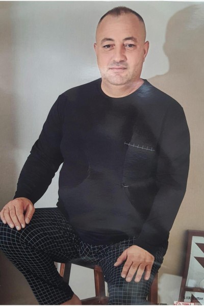 Aydoğan 3013 Erkek Uzun Kollu Battal Pijama Takımı Siyah SİYAH-2XL
