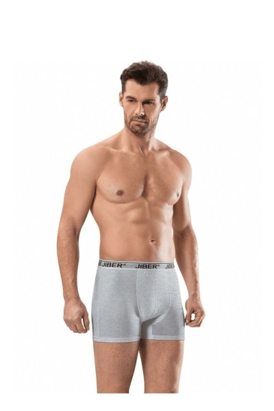 Erkek 3 Adet Gri Likralı Stretch Boxer 156 GRİ-XL