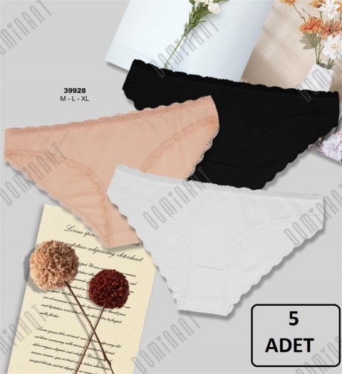 Kadın5'li Güpürlü Kadın Asorti Bikini ASORTİ-M