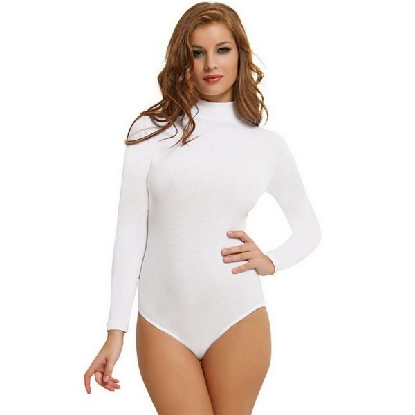 NBB 2960 UZUN KOL CITCITLI BODY BEYAZ-M