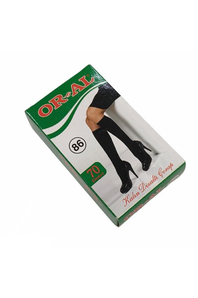 ORAL YEŞİL KUTU 70 DEN DİZALTI 12'Lİ VİZON-Standart